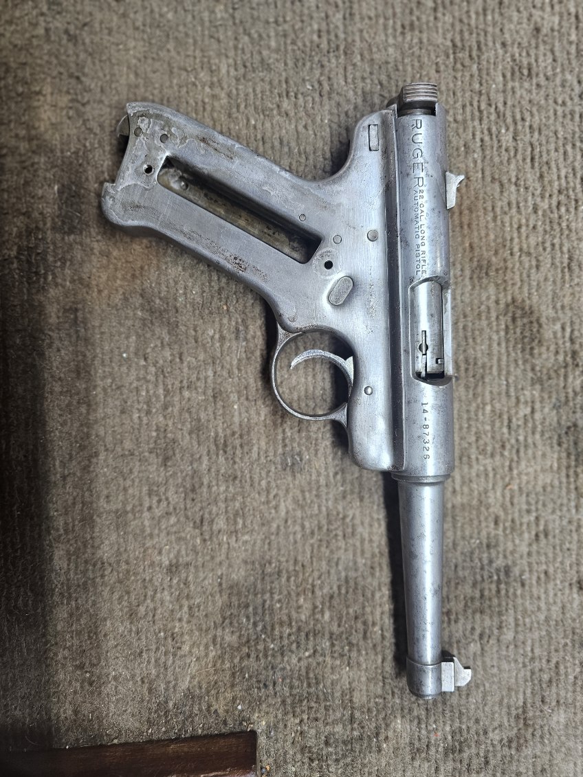 stripped Rescued Ruger 22 stripped Rescued Ruger 22